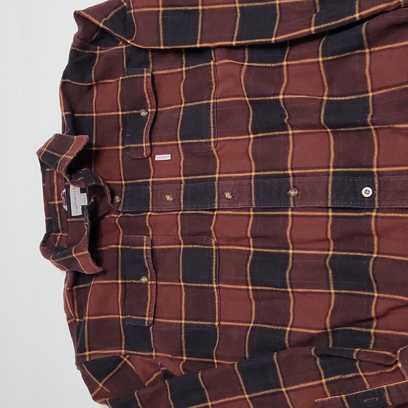 Carhartt Men's original fit Flannel Shirt - Picture 1 of 16